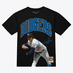 Fernando Valenzuela Los Angeles Dodgers Mitchell & Ness Photo Arch Player Graphic T-Shirt - MLB