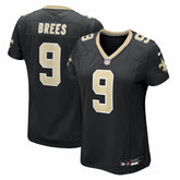 Drew Brees New Orleans Saints Women's Team Game Jersey Black | Nike for Sale