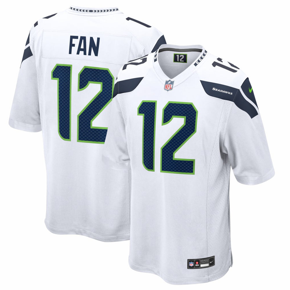 12s Seattle Seahawks Game Jersey White | Nike for Sale