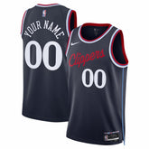 LA Clippers Unisex Swingman Custom Jersey Icon Edition Navy - NBA