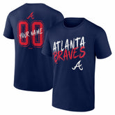 Atlanta Braves Hustle Personalized Name & Number T-Shirt - MLB