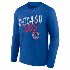 Chicago Cubs Hustle Personalized Name & Number Long Sleeve T-Shirt - MLB