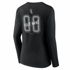 Chicago White Sox Women's Hustle Personalized Name & Number Long Sleeve V-Neck T-Shirt - MLB