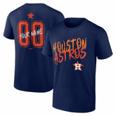 Houston Astros Hustle Personalized Name & Number T-Shirt - MLB