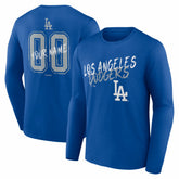 Los Angeles Dodgers Hustle Personalized Name & Number Long Sleeve T-Shirt - MLB