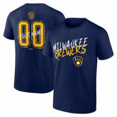 Milwaukee Brewers Hustle Personalized Name & Number T-Shirt - MLB