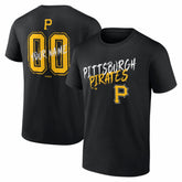 Pittsburgh Pirates Hustle Personalized Name & Number T-Shirt - MLB