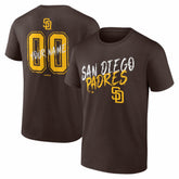 San Diego Padres Hustle Personalized Name & Number T-Shirt - MLB