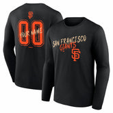 San Francisco Giants Hustle Personalized Name & Number Long Sleeve T-Shirt - MLB