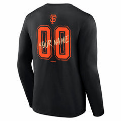 San Francisco Giants Hustle Personalized Name & Number Long Sleeve T-Shirt - MLB
