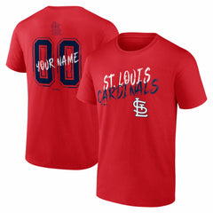 St. Louis Cardinals Hustle Personalized Name & Number T-Shirt - MLB