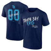 Tampa Bay Rays Hustle Personalized Name & Number T-Shirt - MLB