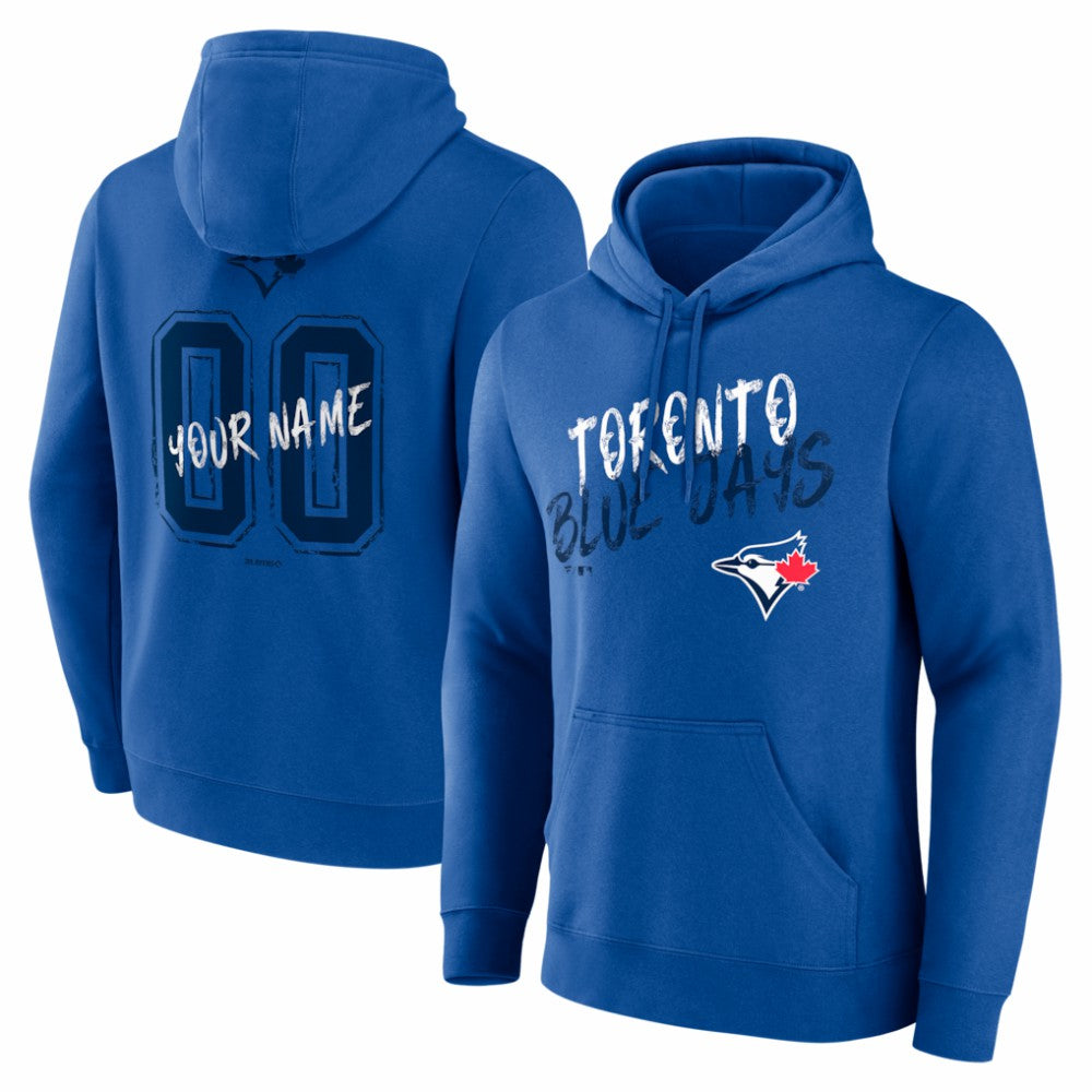 Toronto Blue Jays Hustle Personalized Name & Number Hoodie - MLB
