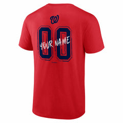 Washington Nationals Hustle Personalized Name & Number T-Shirt - MLB