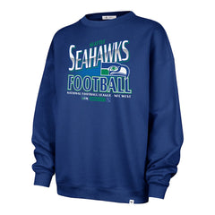 Seattle Seahawks '47 Women's Regional Oversized Sweatshirt College Navy | 47 brand