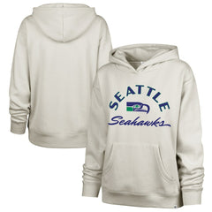 Seattle Seahawks '47 Women's Whirlwind Naomi Hoodie Stone | 47 brand