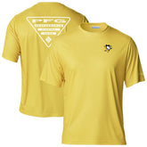 Pittsburgh Penguins Columbia PFG Terminal Tackle Omni-Shade T-Shirt - Gold - NHL