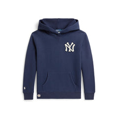 Yankees Polo Ralph Lauren Youth Fleece Hoodie - MLB