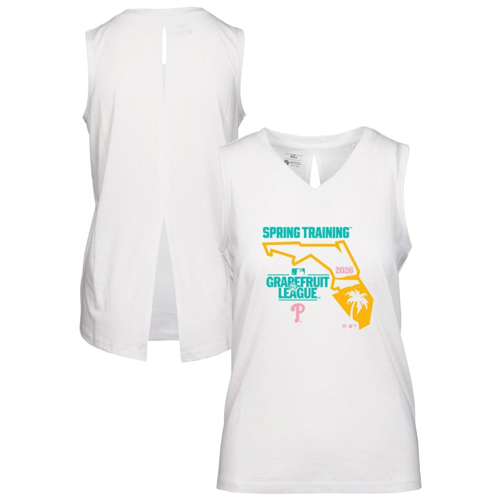 Philadelphia Phillies Levelwear Women's 2026 Spring Training Paisley Ball Bold Tank - MLB