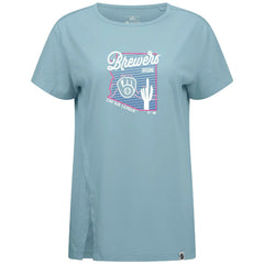Milwaukee Brewers Levelwear Women's Influx Spring Training Sunrise Bold T-Shirt - MLB