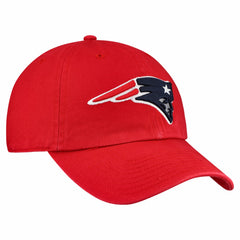 New England Patriots '47 Clean Up Primary Logo Adjustable Hat Red | 47 brand