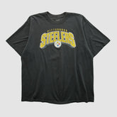 Pittsburgh Steelers Reebok 2000s T-shirt Black Vintage | Fanatics