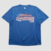 Super Bowl XLII NFL 2007 T-shirt Blue Vintage | Fanatics