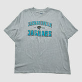 Jacksonville Jaguars Reebok 2000s T-shirt Heather Gray Vintage | Fanatics