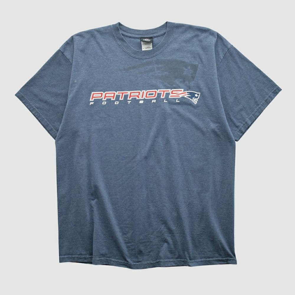 New England Patriots NFL 2010s T-shirt Blue Vintage | Fanatics