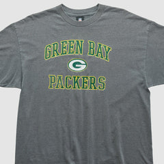 Green Bay Packers NFL 2010s T-shirt Dark Heather Gray Vintage | Fanatics