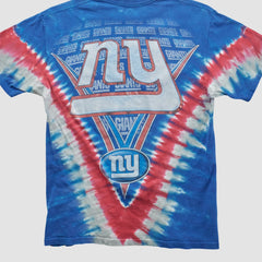 New York Giants Majestic 2000s T-shirt Blue Vintage | Fanatics