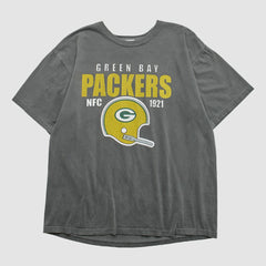 Green Bay Packers NFL 2010s T-shirt Charcoal Vintage | Fanatics