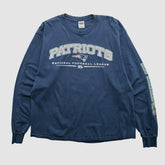 New England Patriots Gildan 2000s Long Sleeve T-shirt Navy Vintage | Fanatics
