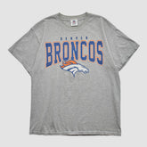 Denver Broncos NFL 2010s T-shirt Heather Gray Vintage | Fanatics