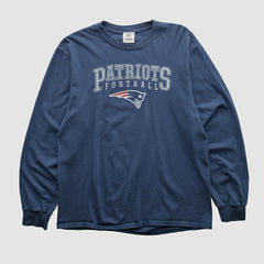 New England Patriots NFL 2010s Long Sleeve T-shirt Navy Vintage | Fanatics
