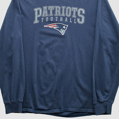 New England Patriots NFL 2010s Long Sleeve T-shirt Navy Vintage | Fanatics