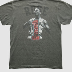 Chicago Bulls Majestic 2000s T-shirt Dark Heather Gray Vintage - NBA