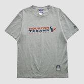 Houston Texans Reebok 2000s T-shirt Heather Gray Vintage | Fanatics