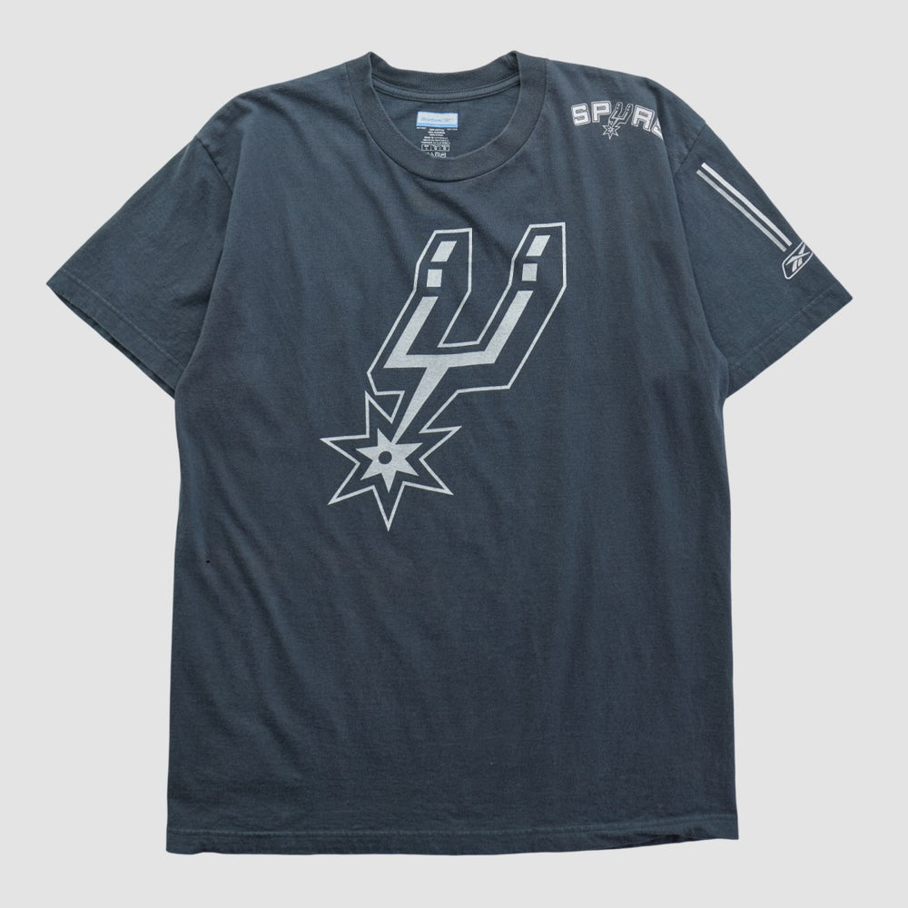 San Antonio Spurs Reebok 2000s T-shirt Black Vintage - NBA