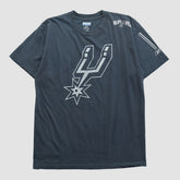 San Antonio Spurs Reebok 2000s T-shirt Black Vintage - NBA