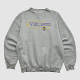 Minnesota Vikings 90s Pullover Sweatshirt Heather Gray Vintage | Fanatics