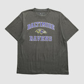 Baltimore Ravens NFL 2010s T-shirt Dark Heather Gray Vintage | Fanatics