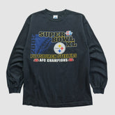 Super Bowl XL Alstyle 2006 Long Sleeve T-shirt Black Vintage | Fanatics