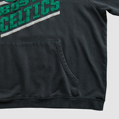 Boston Celtics 2010s Hooded Pullover Sweatshirt Black Vintage - NBA