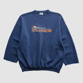 Denver Broncos Logo Athletic 90s Pullover Sweatshirt Navy Vintage | Fanatics