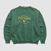 Green Bay Packers Nutmeg 90s Pullover Sweatshirt Green Vintage | Fanatics