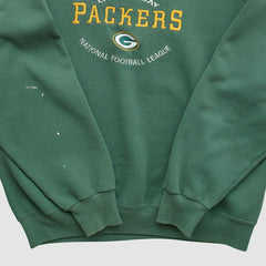 Green Bay Packers Nutmeg 90s Pullover Sweatshirt Green Vintage | Fanatics