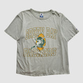 Green Bay Packers Champion 90s T-shirt Heather Gray Vintage | Fanatics