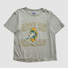Green Bay Packers Champion 90s T-shirt Heather Gray Vintage | Fanatics