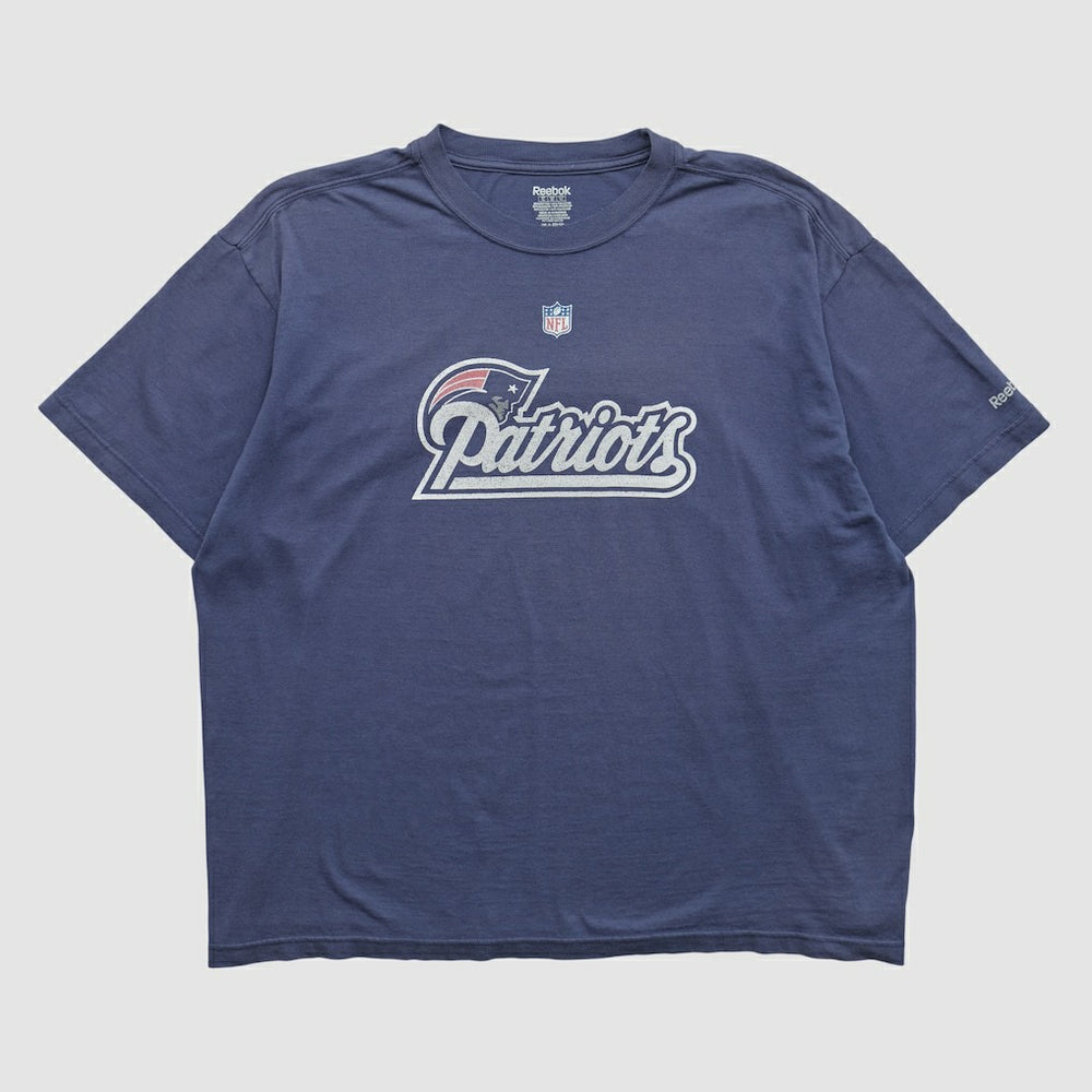 New England Patriots Reebok 2000s T-shirt Navy Vintage | Fanatics